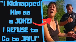 rEntitledPeople  Insane Karen KIDNAPS a 6YR Old as a quotPrankquot Destroys Her Life [upl. by Tempa614]