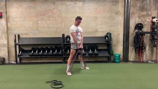 Resistance Band Kettlebell Deadlift [upl. by Rramel]