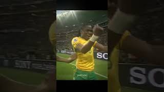 Tshabalalas INSANE Goal Celebration 🔥 shorts celebration football edit [upl. by Aicxela]