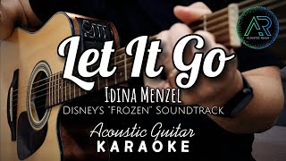 Let It Go quotFrozenquot by Idina Menzel Lyrics  Acoustic Guitar Karaoke  TZ Audio Stellar X3 [upl. by Biddy768]