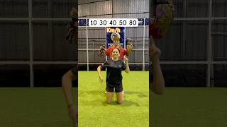 Goalie Gloves Test Girl Faces Catch Challenge Up to 80 kmh from Pitching Machine ⚽🧤🚀 [upl. by Helsell701]