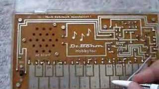 Dr Böhm Hobbyton  self build stylophone 1980 [upl. by Douglass]