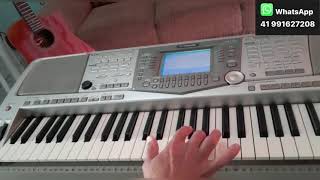 MORENINHA  AMADO BATISTA Tutorial solo pa passo vídeo aula teclado [upl. by Carrew801]