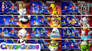 Mario Party 9 Complete All Boss Battles [upl. by Arnoldo473]