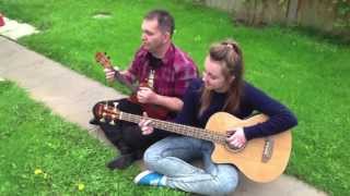 Me Singing I Wanna Hold Your Hand By The Beatles With My Dad Cover [upl. by Fisher]