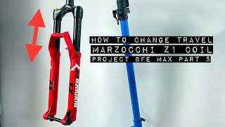 How To Change Travel Marzocchi Z1 Coil  Project BFe Max Part 5 [upl. by Eiliab317]