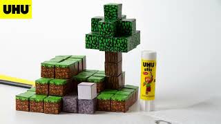 UHU Back to School con Minecraft tutorial creativi [upl. by Anhcar]