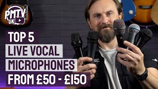 5 Best Microphones For Singers  Live Vocal Mics From £50  £150 [upl. by Sukul]