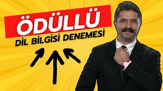 ÖDÜLLÜ Dil Bilgisi Denemesi  RÜŞTÜ HOCA [upl. by Dyer38]