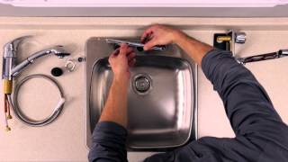 How to Install a Kitchen Faucet  RONA [upl. by Irrep]