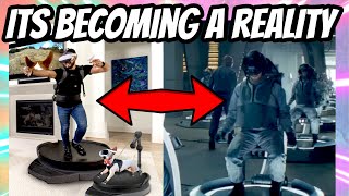 I Tried the next Ready Player One VR Treadmill [upl. by Dnalwor]