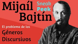 Mijaíl Bajtín  El problema de los géneros discursivos  Sneak peek [upl. by Vastha807]