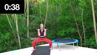 35 mins Intermediate Rebounding amp Heavy Weights HIIT on a Bellicon Rebounder [upl. by Anatolio]