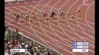 Europeans championships 100m final 2006 women [upl. by Hosfmann18]