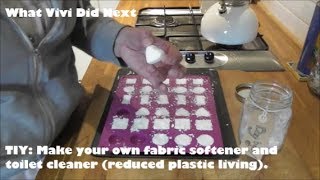 TIY Make your own fabric softener and a toilet cleaner reduced plastic living [upl. by Sabine887]