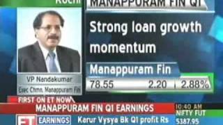 Manappuram Q1 net profit up 224 at Rs 462 crore [upl. by Wilson]