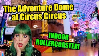 Indoor amusement park The Adventure Dome at Circus Circus in Las Vegas [upl. by Joey935]