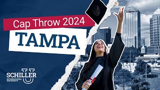 Schiller International University  Cap Throw Tampa Campus 2024 [upl. by Notrab]