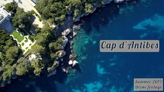 Cap dAntibes beach and Antibes Marina Côte d’Azur 2019 [upl. by Convery]