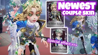 NEWEST COUPLE SKIN GAMEPLAY😍😍 The Silver Knight Ada amp Spirit of the Lake Emil  Identity V [upl. by Sorilda]