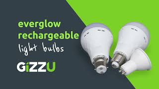 Gizzu Everglow Rechargeable Emergency LED Bulbs [upl. by Dhumma722]