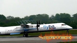 Vortices Airplane Wake Vortex Propeller Takeoff Slow Motion amp 737 Trail [upl. by Verdha]