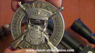 USMC MOS 8411 Recruiter Coin [upl. by Ayamat]