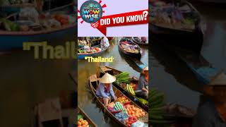 Floating Markets in Thailand [upl. by Stieglitz]