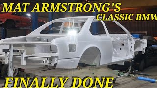 FINALLY DONE Powdercoating Mat Armstrongs Classic BMW E24  The Journey [upl. by Enahsed]