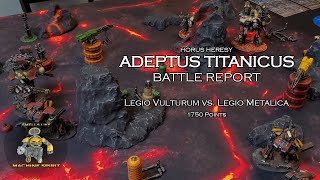 Adeptus Titanicus Battle Report Ep 4  Vulturum vs Metalica 1750 pts [upl. by Etiragram]