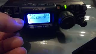 GW0WVL Yaesu FT818 noise Blanker [upl. by Okubo]