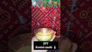 DIY scented candle 🕯️ youtubeshorts new youtube shots diy scentedcandles candles craft love [upl. by Chandal]