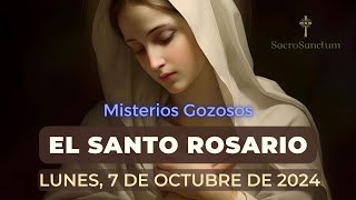 Santo Rosario de hoy  Lunes 7 de Octubre de 2024  Misterios Gozosos [upl. by Inimak]