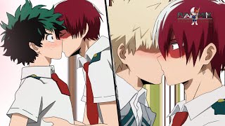 Tododeku moment on the bus  Todoroki Shouto x Midoriya Izuku [upl. by Anelas788]