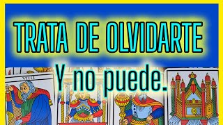 NO PUEDE SOSTENER MÁS LA FALSEDAD DE SU VIDA TRATA DE OLVIDARTE Y NO PUEDE MOR TAROTGRATIS [upl. by Gallenz]