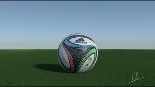 How To Make The FIFA World Cup Brazuca Ball In Ble [upl. by Atilamrac]