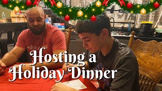 Vlogmas Family Dinner and Crafting with Friends [upl. by Agostino]