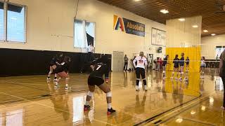 Impact 16s vs Club 801 CallieEmma Set 2 1262024 [upl. by Valente]