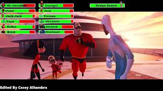 Incredibles 2 2018 Final Battle with healthbars 22 50K Subscribers Special [upl. by Iram]