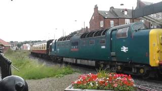 18 Cylinders of Napier Music 55022 Royal Scots Grey NYMR Diesel Gala 16912 [upl. by Mariya]