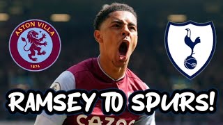 JACOB RAMSEY TO SPURS😱KIMMICH LINKS CONTINUE🤔TOTTENHAM TRANSFER NEWS🚨 [upl. by Downall593]