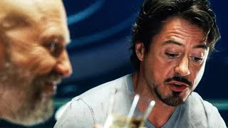 Tony Stark amp Obadiah Stane  Pizza Scene  Iron Man 2008  Movie Clip 4K [upl. by Ahsurej]