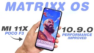 Matrixx OS 1090 Official For Mi 11X amp POCO F3  Android 14  Improved Performance amp New Features [upl. by Reinhardt677]