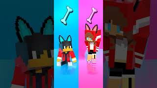 JJ sister Dog Finding Her Parter JJ fypシ minecraft minecraftanimation maizen mystreet [upl. by Etteniotnna]