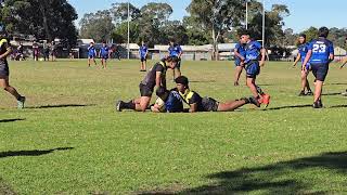 Tobiass Bass High Rugby League highlights 2024 CanterburyBankstown Bulldogs u14s Development [upl. by Nnylaf]