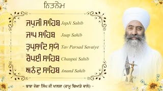 ਨਿਤਨੇਮ Nitnem  ਪਾਠ Path  Baba Joga Singh Ji Khalsa Ramu Thiare Wale [upl. by Lala676]