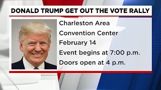 Trump announces rally in South Carolina on Feb 14 [upl. by Lymn]