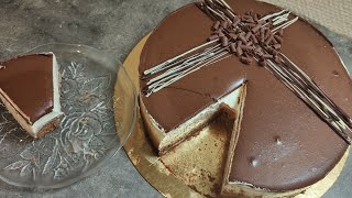 قاتو 3 شوكولا ساهل ماهل بدون جيلاتين gâteau 3 chocolat sans gélatine [upl. by Gardol]