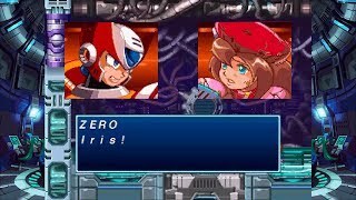 Rockman X4  MegaMan X4  Iris amp General Battles Final Weapon Zero Perfect Run [upl. by Llerej]