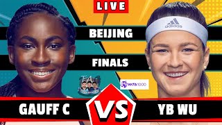 🔴LIVE GAUFF C VS MUCHOVA K • Beijing WTA 1000 2024 Finals zheng muchova WTA BeijingOpen final [upl. by Valera]